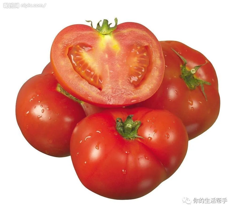 西红柿.一经冷冻便会呈现水浸状软烂,表皮出现褐色圆斑.