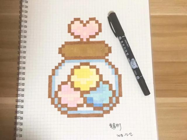 像素画,手绘,毒鸡汤