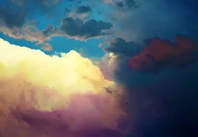 【云朵背景图】世间的温柔,皆如干净的云朵和你