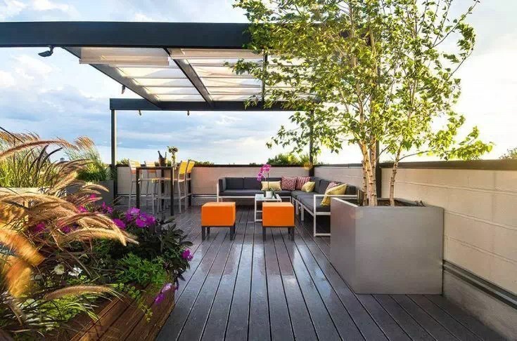 11个现代风"花园露台",打造一个人人称赞的现代美宅休闲娱乐区