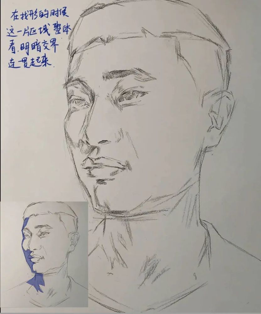 男生自画像图片素描 万图壁纸网