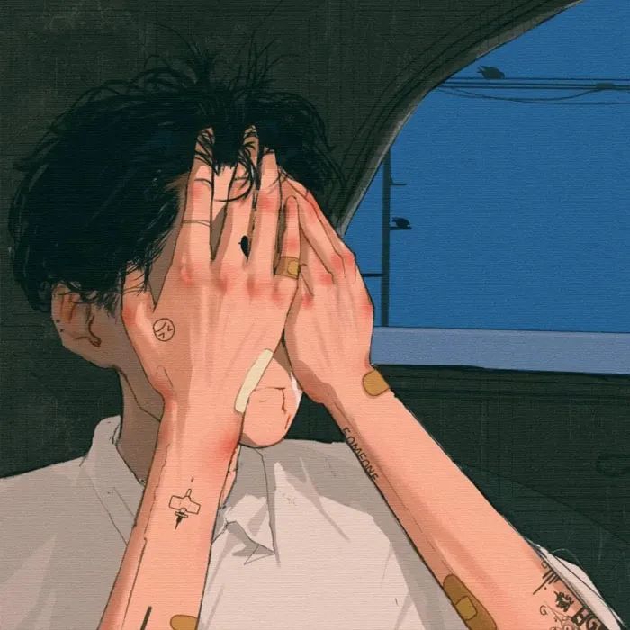 动漫酷帅男生头像,说别人短处的人多半是自己没有自信