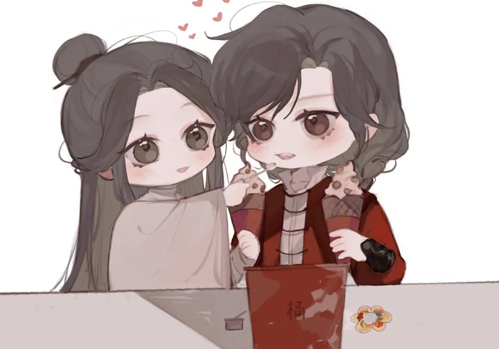 天官赐福,漫画,花怜,夏日,海报,q版