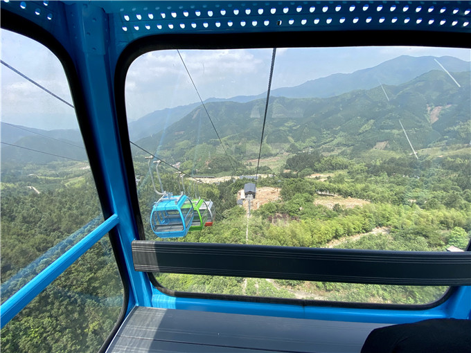 缆车,金子山,云海,广东,山顶,清远市