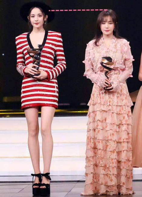 唐嫣古力娜扎人均身高172,刘诗诗如何保持镜头感?站法