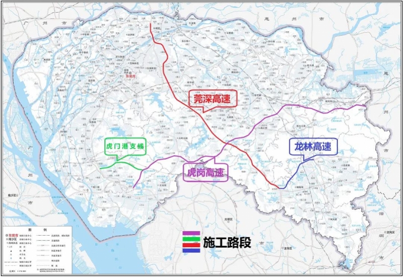 虎岗,高速公路,莞深高速公路,东莞