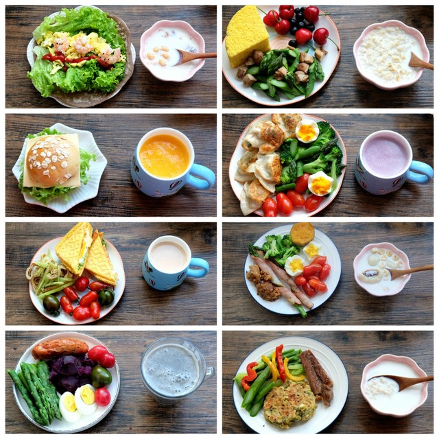 15天单人早餐分享,营养健康做法简单,有了这份食谱,早餐不用愁