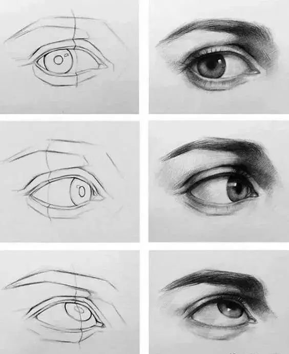 素描:100种眼睛的画法
