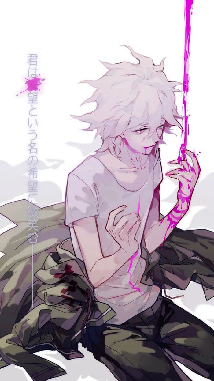 《新弹丸论破v3》狛枝凪斗动漫壁纸,手机壁纸锁屏,不是同类人,绝对做