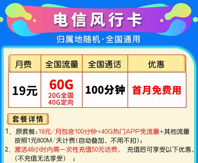 电信,套餐,19元,流量,大王卡