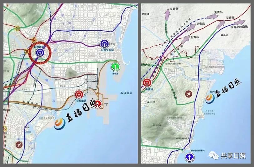 总体规划(2018—2035年)显示,日照西站及日照综合客运站都已预留轻轨