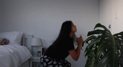 女生为塑造臀线,1个月做了3000下深蹲,看她臀线前后变化