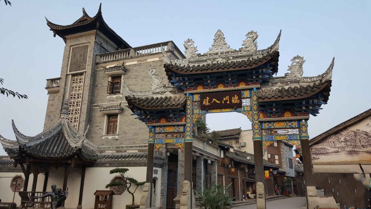 旅游景点,古城,重庆,古建筑,安居古城