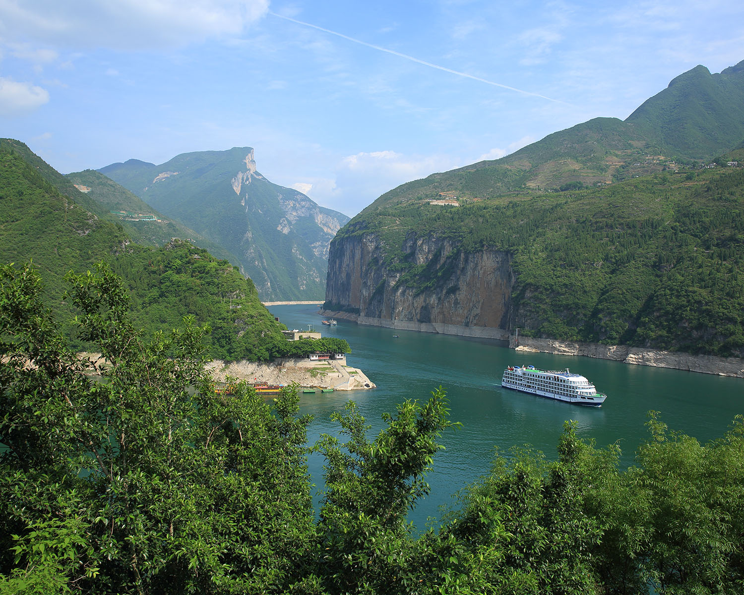 拾元背面图案·夔门——巫溪巫山奉节三日游