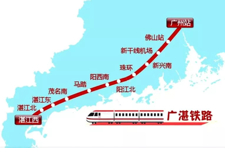 广东迎来两条新高铁,粤西地区经济将腾飞,尤其是这座沿海城市!