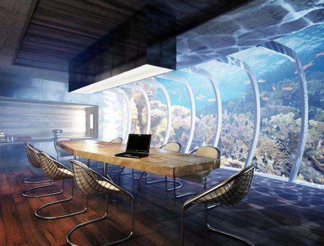 迪拜一海底酒店定位10星级:能与鱼群共眠极其享受,住一晚要4万