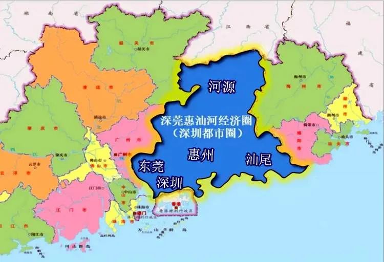 而根据广州市国土空间总体规划(2018-2035年),围绕广州与周边城市