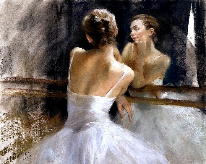 西班牙画家,vicente romero redondo,色粉画欣赏