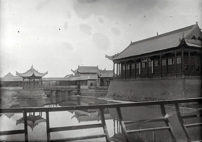 1907年河南开封老照片 110年前的二曾祠,大国相寺,鼓楼