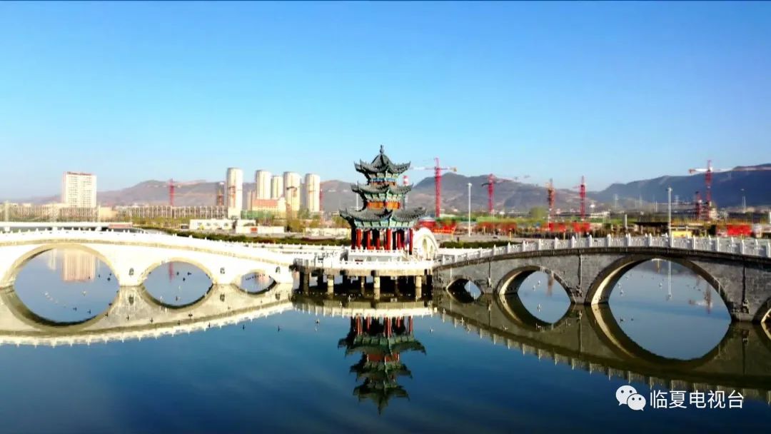 胭脂湖公园,康乐县,公园,美景