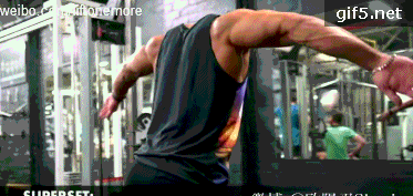 组之间休息60-90秒每个动作做3 - 4组分为4个超级组下面8个肩部增肌训