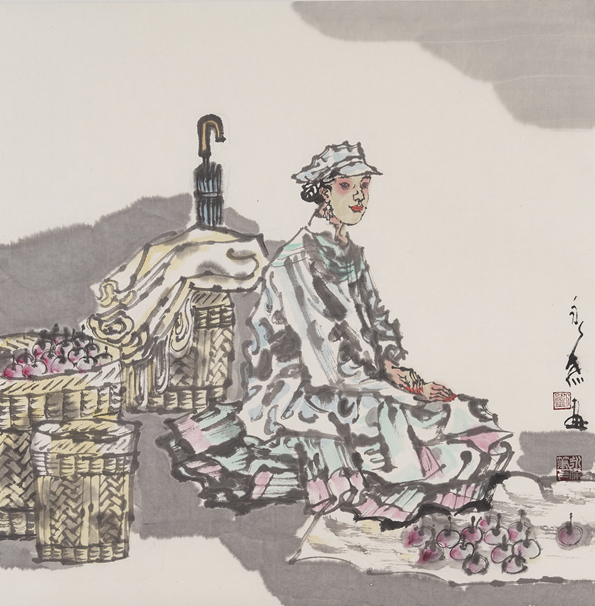 刘永杰,画家,国画,全国美展,西安美院,工笔画