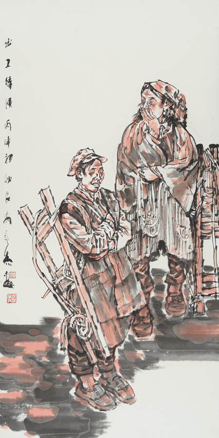 刘永杰,画家,国画,全国美展,西安美院,工笔画