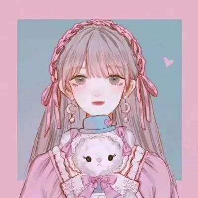 卡通动漫闺蜜头 你是藏在星尘里的月亮,也是我一生寻找的宝藏