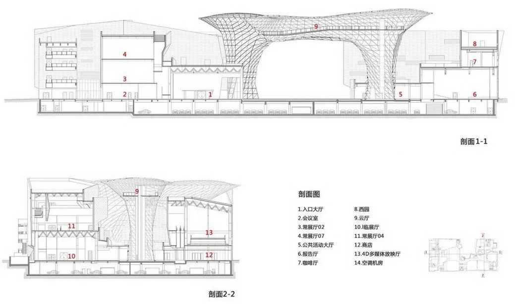 2019年 溧阳博物馆是个多面向量体的漂浮建筑,如同真空妙语般简单却又