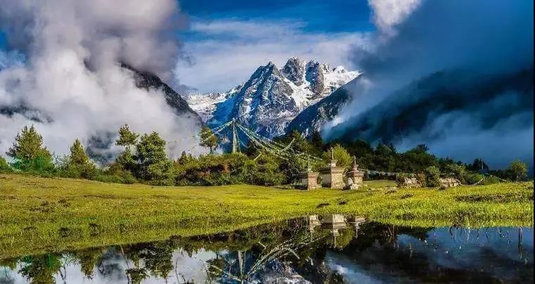 吉隆沟,珠峰,日喀则地区,吉隆县,雪山,吉隆镇