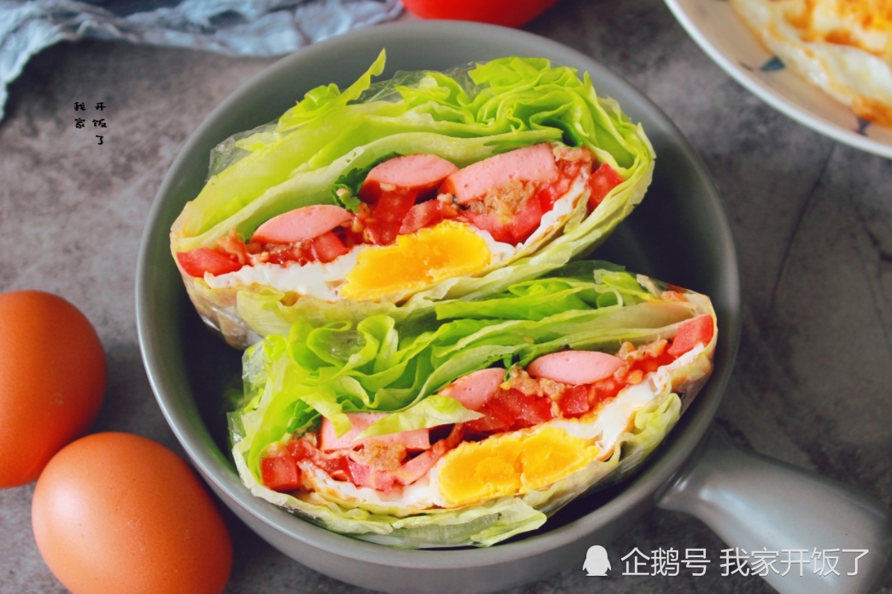 关晓彤的蔬菜三明治火了,减肥又管饱,夏天这么吃,想胖