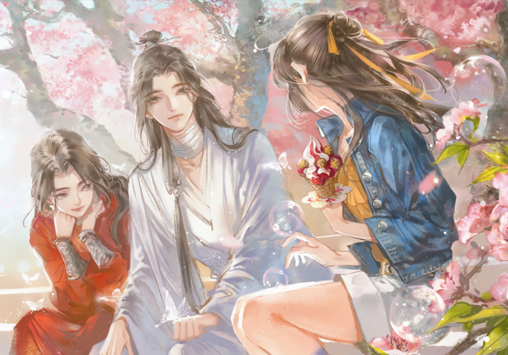 《天官赐福》粉丝遇到的暖心事,现实版抚花人,这个故事很值得!