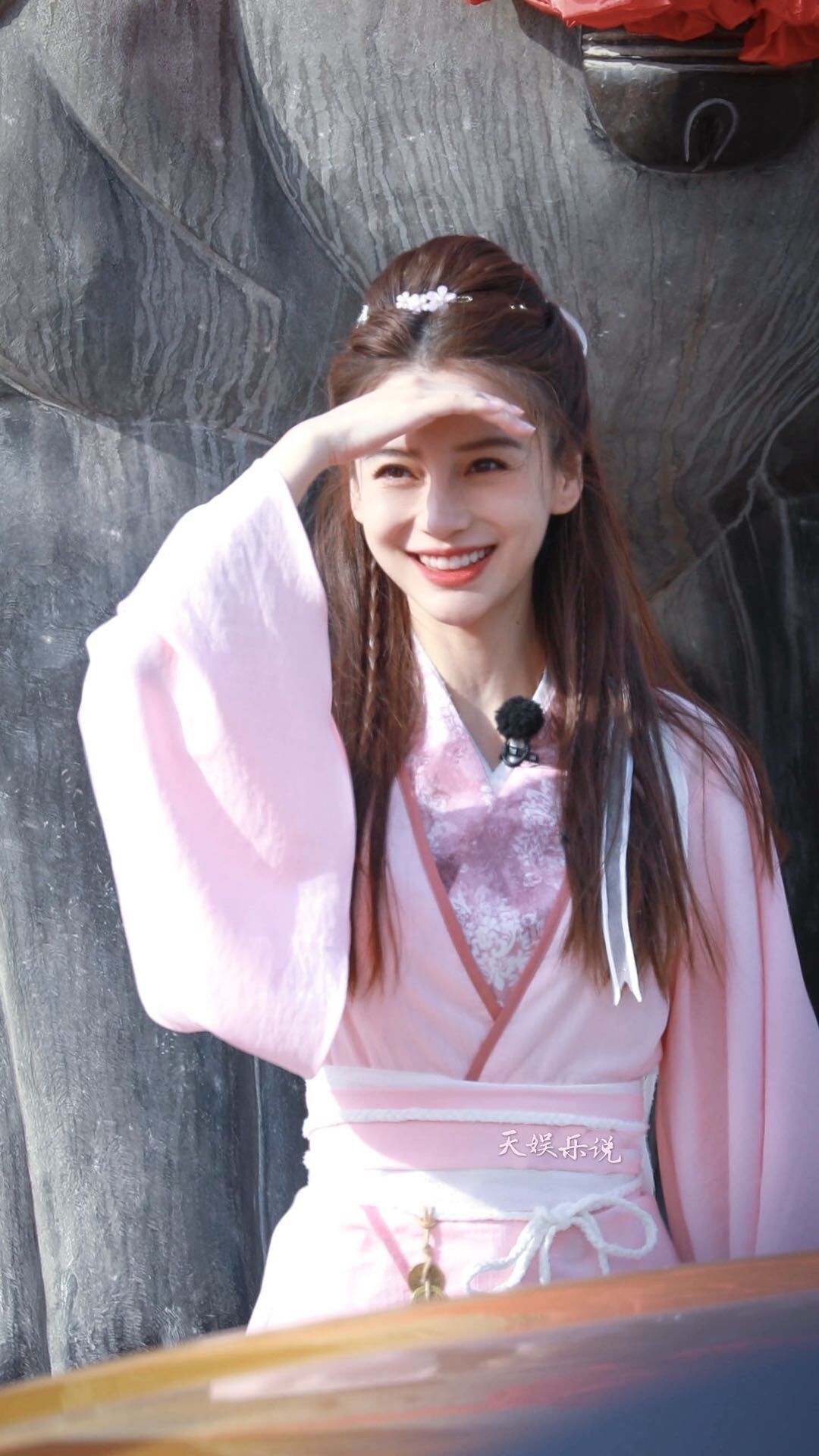 angelababy跑男古装造型,惊艳亮相