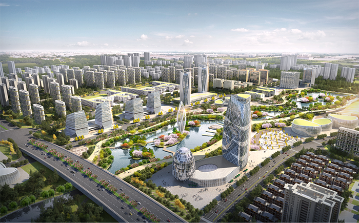 新建科创产业新城规划鸟瞰图公布,大新建又一座新城要