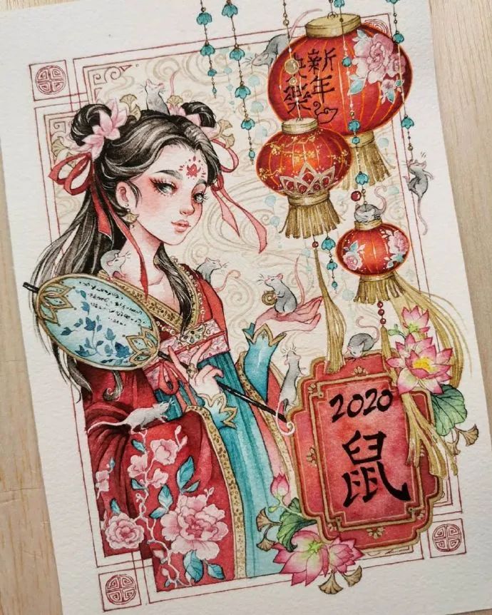 手绘,插画师