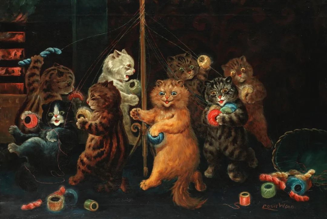 猫世界绘画作品