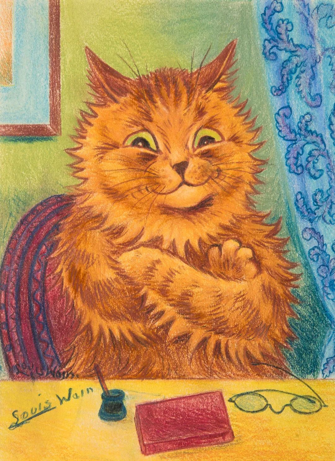 猫世界绘画作品