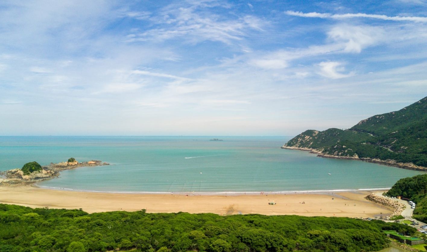 中国最美海岸线:美丽的朱家尖岛