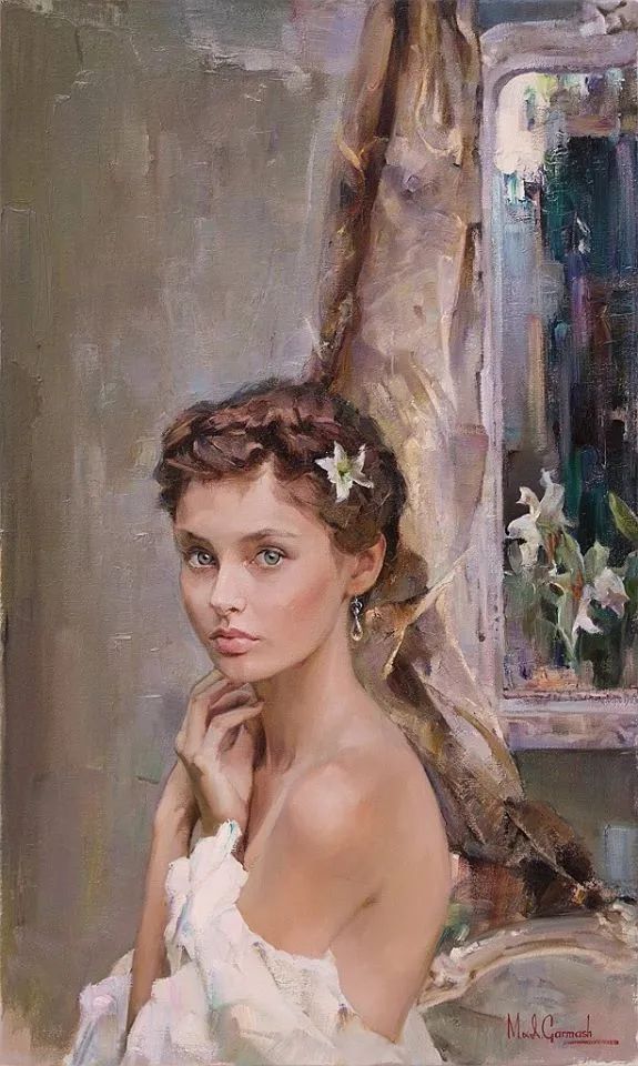 小色块,大笔触画出这绝美的油画,这色彩实在太美腻了!