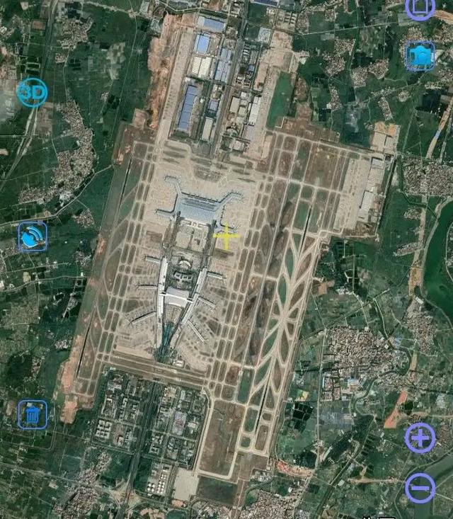 广州白云国际机场,航站楼面积103.37万平方米.