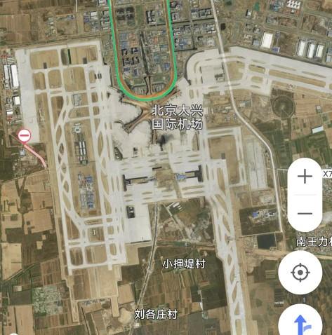 北京大兴国际机场,航站楼面积70万平方米