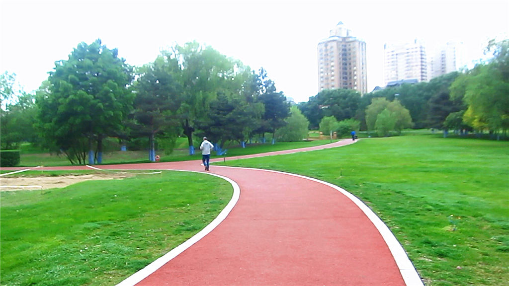 哈尔滨,湘江公园,跑步,风景,美图