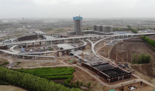 中韩国际示范区, 已经按下了启动键, 连接北湖和空港的兴福大路