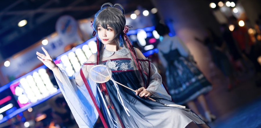 cosplay:洛天依@阿玖兔团团