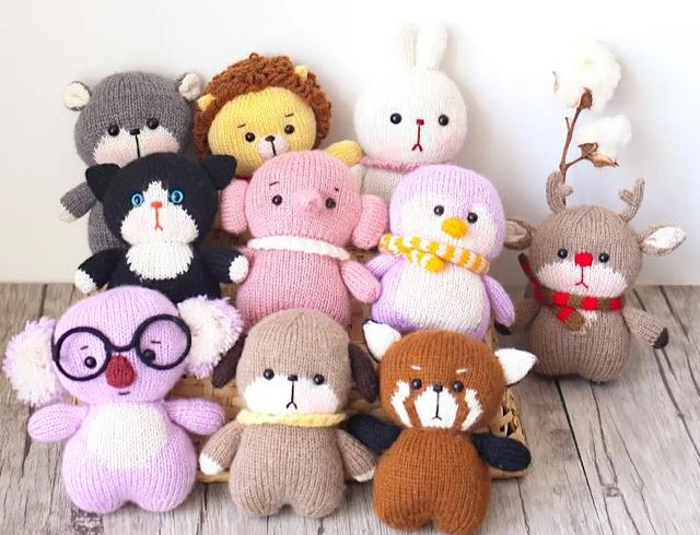 10个呆萌可爱的小玩偶,diy手工编织,你想要哪一个的教程?