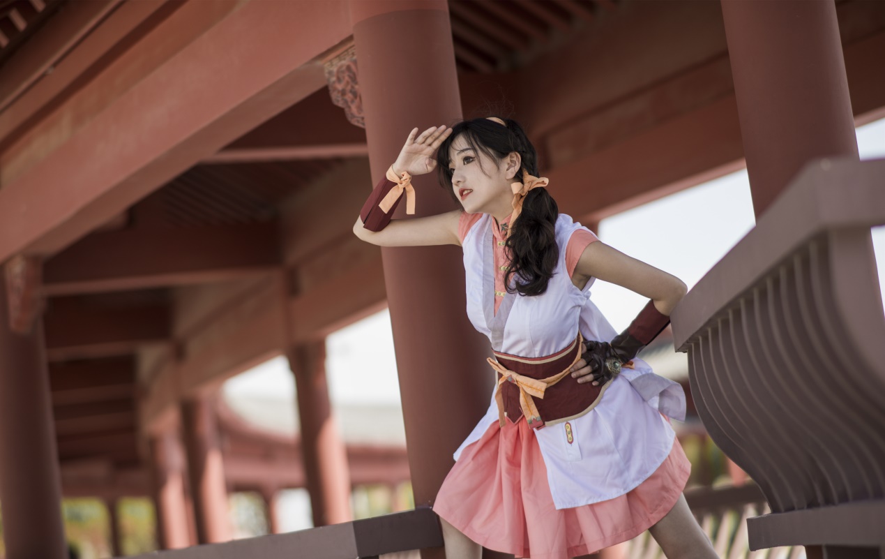 国风唯美coser,活泼灵动,尽显少女气息