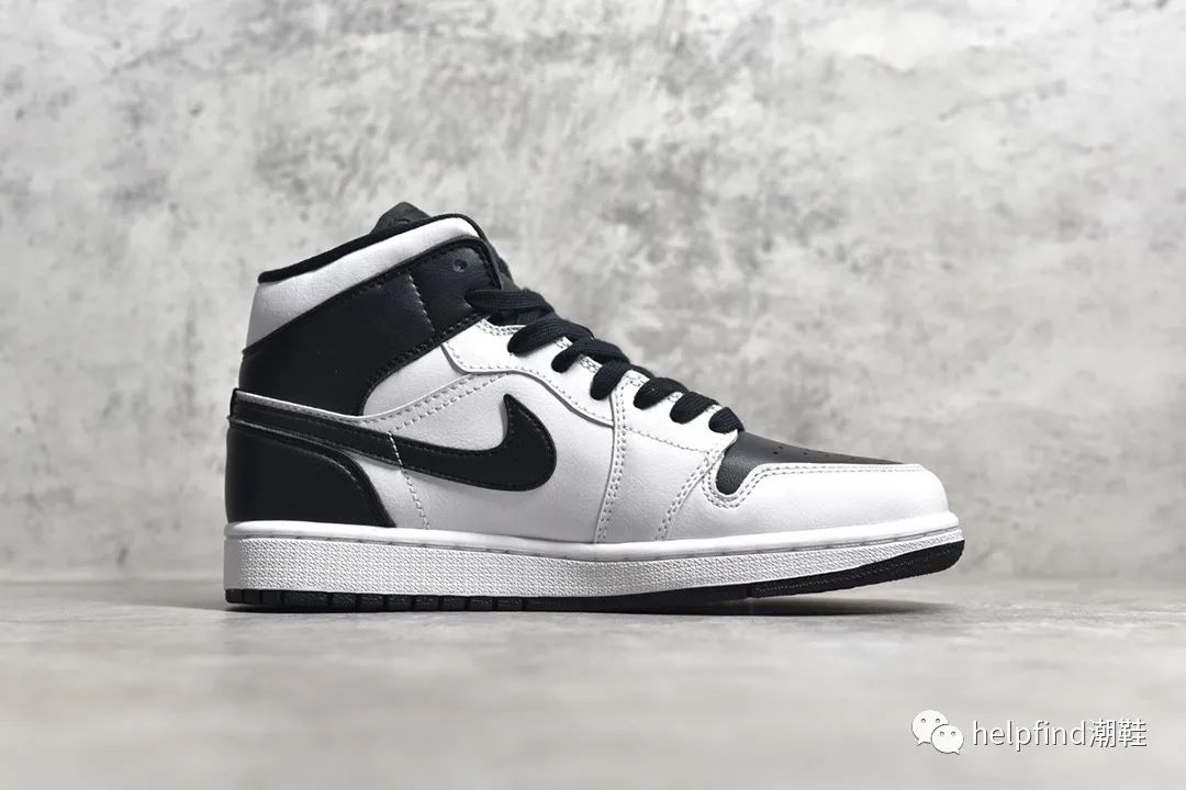 黑白熊猫的双胞胎弟弟!aj1 mid "反向黑脚趾"细节鉴定