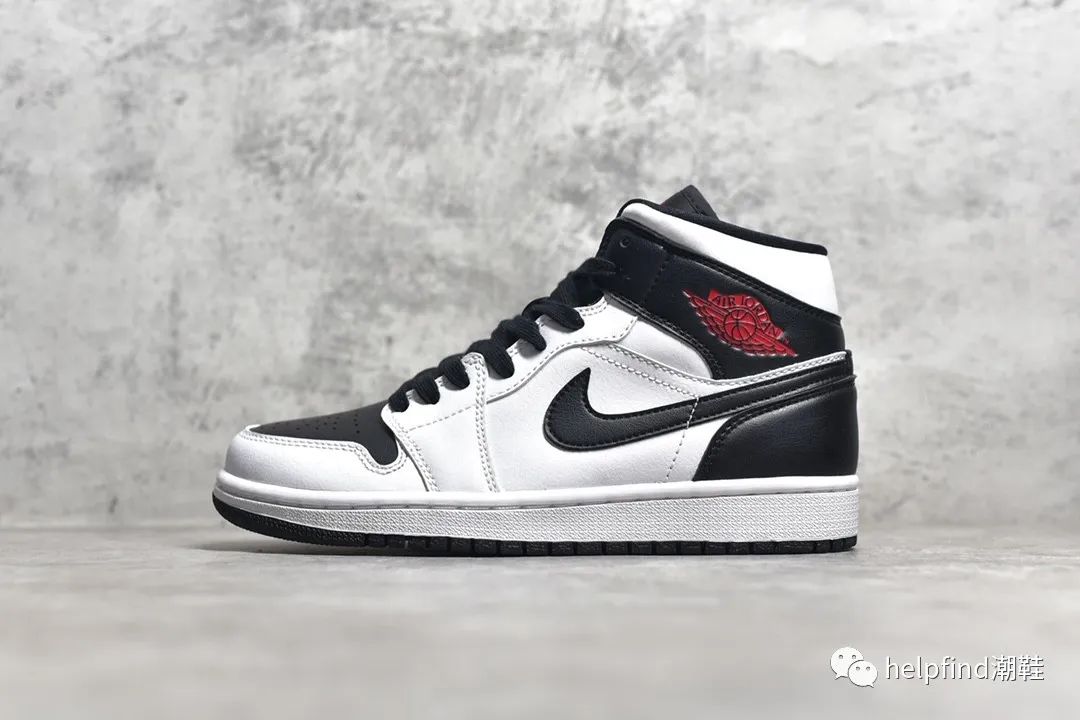 黑白熊猫的双胞胎弟弟!aj1 mid "反向黑脚趾"细节鉴定
