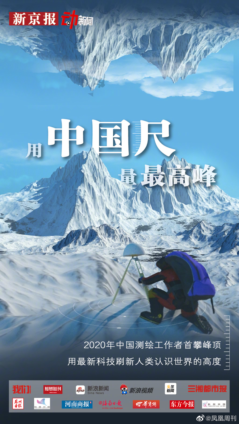 2020珠峰高程测量登山队冲顶