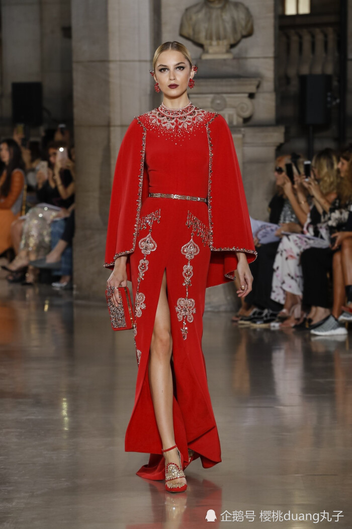 t台走秀,服装设计,georges hobeik,奢华,礼服